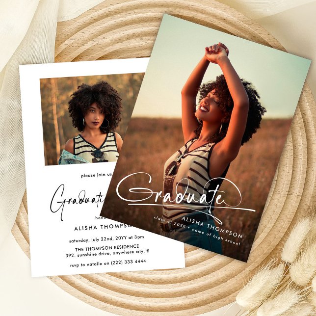 Convites Festa de formatura de Fotografias do Formando 2 de (Criador carregado)