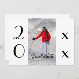 Convites Festa de formatura de Fotografias do Script Modern