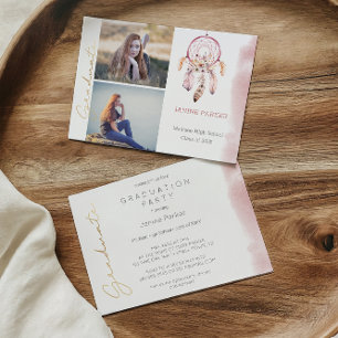 Convites Festa de formatura de Fotografias do Sonho Rosa Bo