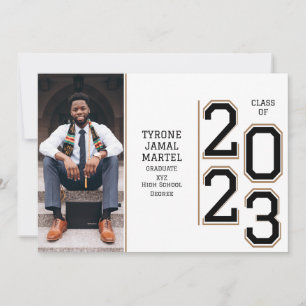 Convites Festa de formatura de Fotografias do Varsity Team 