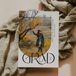 Convites Festa de formatura de Fotografias Minimalista do A