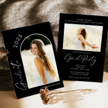 Festa de formatura de Fotografias Moderna Preta e 