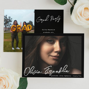 Convites Festa de formatura de Fotografias Múltiplas Editáv