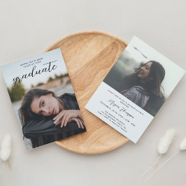 Convites Festa de formatura de Fotografias Preta-Dois do Sc