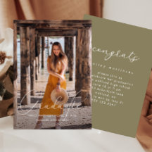 Festa de formatura de Fotografias Verde de Script 