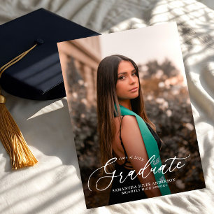 Convites Festa de formatura de Fotos do Script 2 Moderno