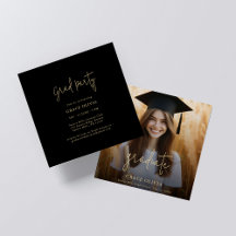 Festa de formatura de Fotos Dourada e Preta de Scr