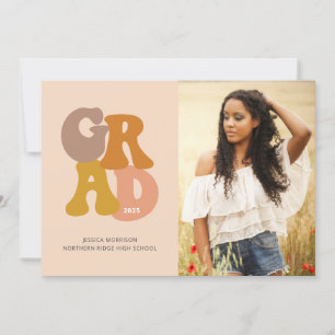 Convites Festa de formatura de fotos na tela do monitor 70s