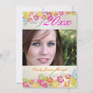 Convites Festa de formatura de Luau