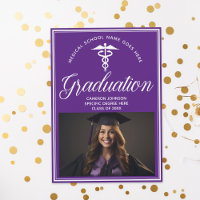 Festa de Formatura de Medicina Branco Roxo Foto