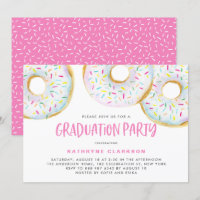 Festa de formatura de Rosquinhas de Cores Brancas