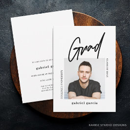 Convites Festa de formatura de Script de Fotografia Simples