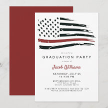 Festa de formatura de Sinalizador Thin Red Line