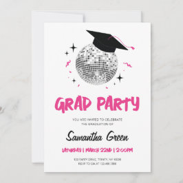 Convites Festa de formatura Disco