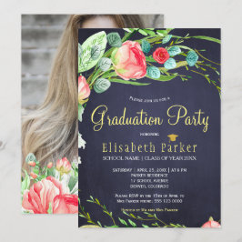 Convites Festa de formatura do jardim de FOTO Elegante