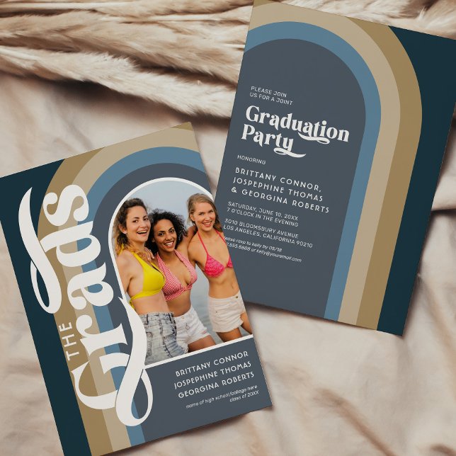 Convites Festa de Formatura do Retro Arch Photo 2026 Turma  (Criador carregado)