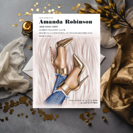 Convites Festa de formatura do show de moda em Glam Chic