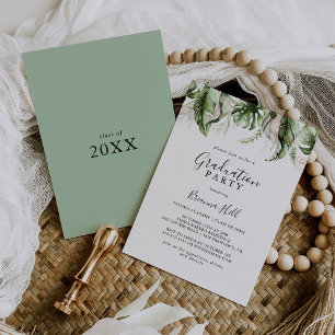 Convites Festa de formatura Dourada do Verde Tropical