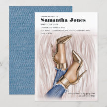 Festa de formatura Glam Chic Fashion Denim