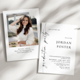 Convites Festa de formatura Mínima Moderna de FOTOS