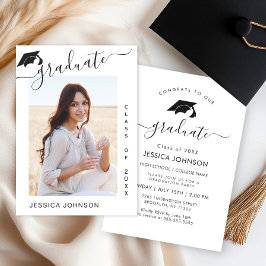 Convites Festa de formatura Mínima Moderna de FOTOS