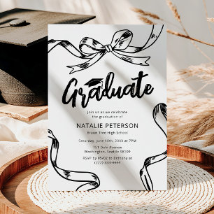 Convites Festa de Formatura Moderna com Arco de Cachorro-Qu