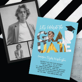 Convites Festa de formatura Moderna de Fotografia de Recort