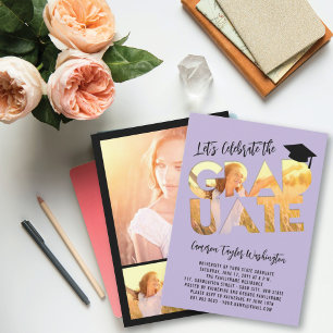 Convites Festa de formatura Moderna de Fotografia de Recort