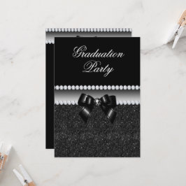 Convites Festa de formatura Negra