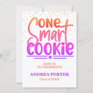 Convites Festa de Formatura One Smart Cookie