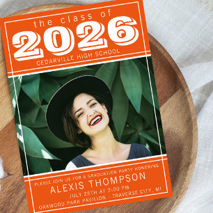 Convites Festa de formatura Open House 2023 Foto Laranja