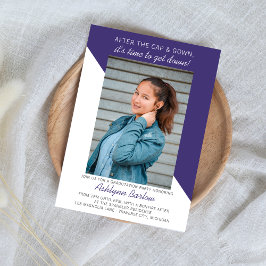 Convites Festa de formatura Open House 2024 Foto Roxo