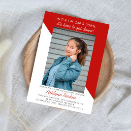 Convites Festa de formatura Open House 2024 Foto Vermelha