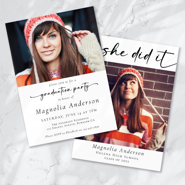 Convites Festa de formatura Que Ela Fez Foto (Criador carregado)