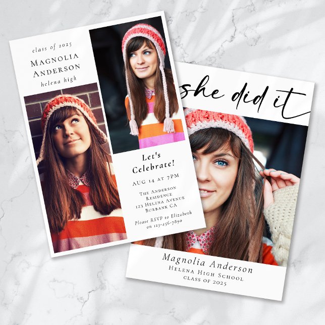Convites Festa de formatura Que Ela Fez Foto (Criador carregado)