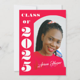 Convites Festa de formatura Rosa do Script Chic Trendy