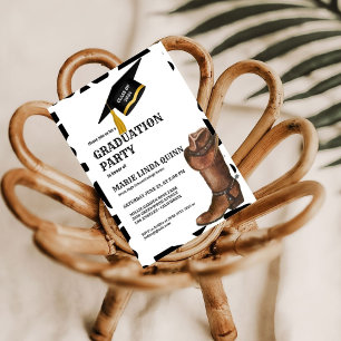 Convites Festa de formatura Russo de Cowboy Ocidental