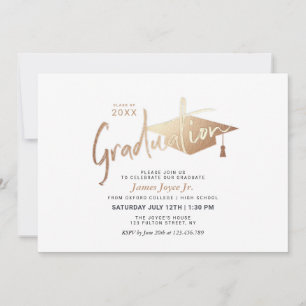 Convites Festa de formatura Simples Moderna