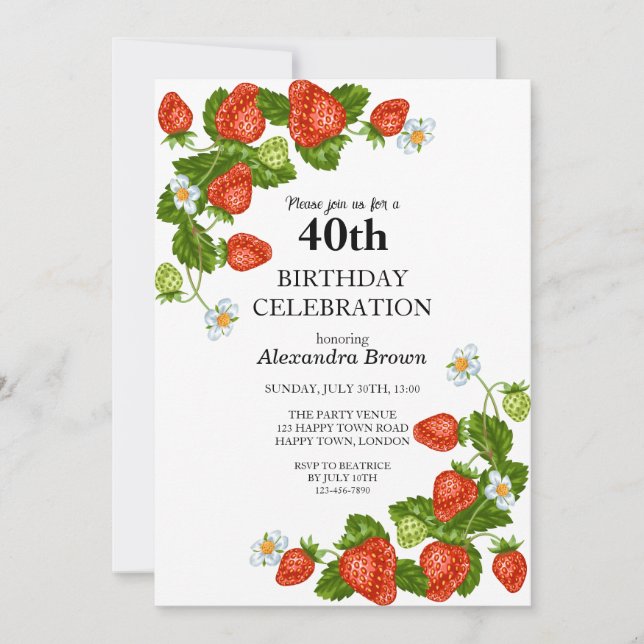 Convites Festa de Fotografia do Frame aniversário de 40 ano (Frente)