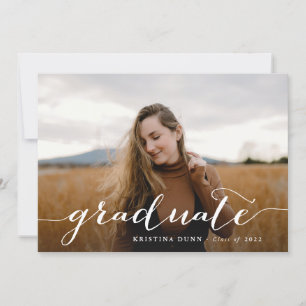 Convites Festa de Fotografia frente e verso de Graduação de