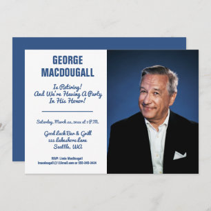 Convites Festa de Fotografias de Retirada Feliz