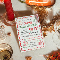 Festa de Friendsmas Natalina com Desenhos à Mão Ca
