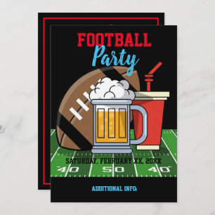 Convites Festa de Futebol Negra