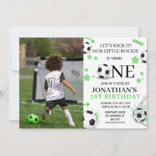 Convites Festa de futebol para 1º aniversário Esportes