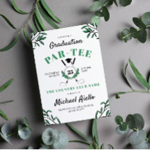 Festa de Graduação com Tema de Golfe e Vegetação