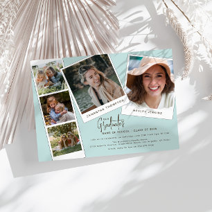 Convites Festa de Graduação Conjunta Minimalista Moderna co