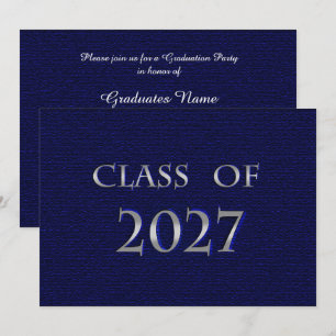 Convites Festa de Graduação da Turma Azul e Prata de 2027