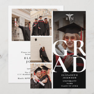 Convites Festa de Graduação de Enfermagem RN Moderno 5 Foto