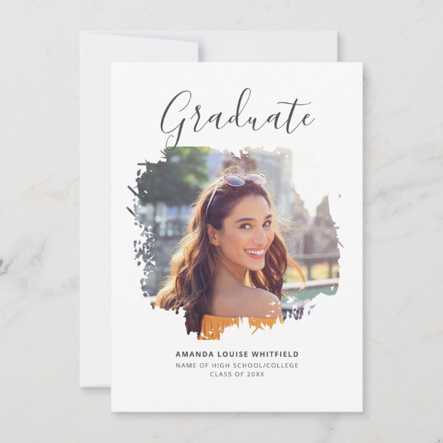 Convites Festa de Graduação de Foto 2025 Formando (Frente)