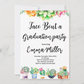 Convites Festa de Graduação do Taco